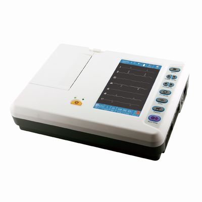 여섯대 채널 심전계 수의학 가지고 다닐 수 있는 Ecg 기계